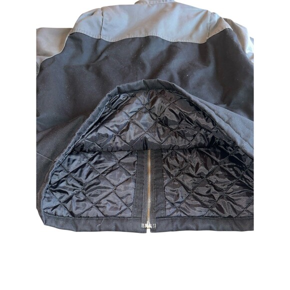 Dickies Work Jacket Mens XL Gray Workwear Mechanic Full Zip Canvas Utility 90s - Picture 15 of 16